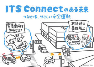 ITS Connect、子育て応援フェスタに初出展…運転時の死角解消技術を体験可能