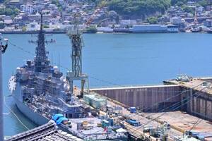 「艦艇」に全集中！大型商船は「作りません」 造船の街“稼ぎ”の変化が浮彫りに 三菱長崎