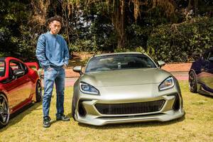 スタンス系カスタムに仕上げたスバル「BRZ」はボディカラーにR34スカイランGT-Rのミレニアムジェイドを採用