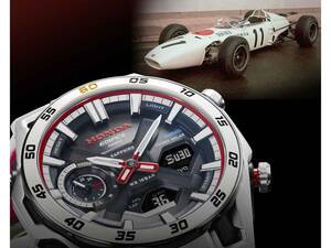 カシオがホンダF1初優勝60周年を記念した腕時計「エディフィス」を発表。2026年3月に発売