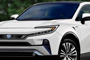 新型「ハリアー」も「RAV4」同様“ハンマーヘッド顔”でスポーティに変貌？ デビューは26年夏以降か