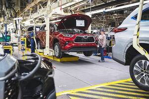 トヨタ、2026年から米国インディアナ工場でEV生産　3列シートの新型SUV　投資額は2100億円