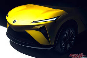 “NSX”ばりの男前フェイス!!　「ブレンボ」搭載が走りのホンダ”ぽい?　アキュラ「新型電動SUV」が26年北米で市販へ