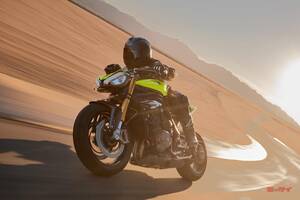トライアンフ「新型スピードトリプル1200 RX」を6月中旬より発売！　世界1200台限定の2025年モデル