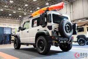 ジムニー「ノマド」どうイメチェン？ アピオ出展のカスタムカーとは 東京アウトドアショー2025