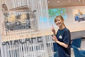 プロドリフトドライバー下田紗弥加選手をテーマにした「サヤカフェ」がオープン。“峠の釜めし”で有名な荻野屋横川店内にて