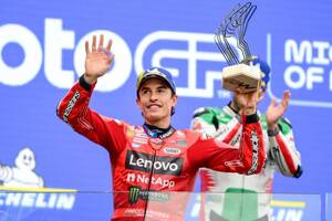 マルケス、MotoGPフランスGPで価値ある2位「前回転んでなければ、今日の僕は80％クラッシュしていただろう」