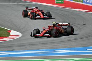 フェラーリ、高速コーナーのバウンドに苦戦。サインツJr.「それが原因でタイヤが死んでしまう」