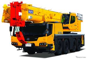 加藤製作所、110t吊りクレーン「KA-1100R」発売…環境配慮型エンジン新搭載