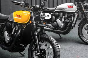 クラシカルでモダンな姿が好印象!! 希少なビッグシングルエンジン搭載のBSA「スクランブラー650」登場