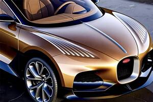 ブガッティもついに？ SUV開発の噂をもとにした予想CGが登場
