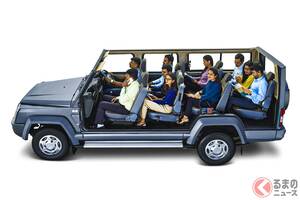 【インド】最新型「4列“10人乗り”SUV」!? “既視感ありまくり”デザイン＆90馬力のベンツエンジン採用！ 走りは期待でできない“約300万円”の「シティライン」がスゴイ