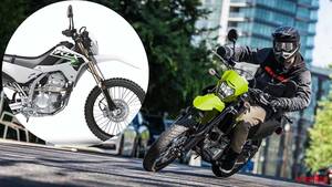 カワサキ「KLX300/SM」2026年モデル登場！ パワフルな水冷292cc単気筒の“闘う4スト”に新色【北米】