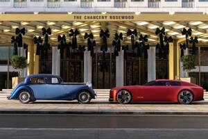 ジャガー90周年イベントで最新デザインビジョン「TYPE 00」がブランド始祖「SS JAGUAR」と初対面！