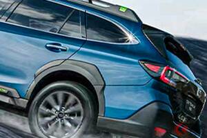 スバルが新型「ステーションワゴン“SUV”」発表！ 上品ブルー×ブラック装備が超カッコイイ！ アンダー700の「アウトバック“ウィルダネス”」に“熱望の声”も…中国に登場