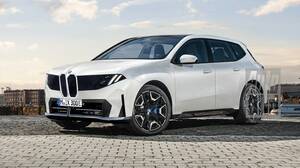 2025年に登場するBMWニュークラス　その姿かたちはこうなる　新型BMW iX3のアウトルックの想像イラスト