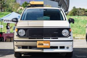 フリードがアメ車フェイスに大変身！ダムド『フリード アイソレーター』が初登場…DAMD PARTY 2025