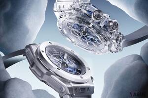 氷のような白さを異素材の融合で魅せる――ウブロのクリエイションを発揮した、ふたつの新作の高い希少性とは