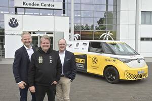 VWの電気ミニバン『ID.Buzz』が世界75か国周遊へ…ギネス記録保持者が8カ月の冒険開始