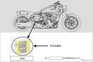 インディアンモーターサイクル、7車種でリコール…エンジン停止、転倒のおそれ