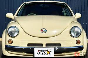 レトロ顔の「斬新コンパクトハッチ」発見！ 外装＆内装がオシャレ！ 日産「マーチ」だよね？ 何をイメージしたの？