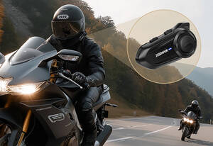 超薄型の高音質スピーカーに最大6台接続も、ジェスマイクの高性能バイクインカム「R18 Lite」発売