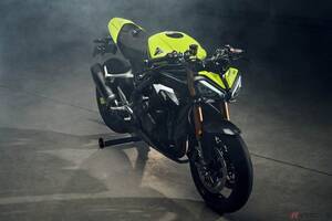 最先端の電子制御を搭載した「究極の仮面ライダー顔ネイキッド」誕生!! トライアンフ「スピードトリプル1200RX」1200台限定で発売