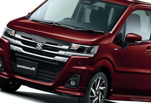 スズキ『ワゴンR』が全車「カスタムZ」デザインに統一、安全＆快適装備充実　価格は143万円から