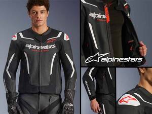 アルパインスターズのライディングジャケット「GP FORCE v2 LEATHER JACKET AIRFLOW」が岡田商事から9月下旬発売！