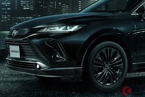 トヨタ新「ハリアー」に反響多数！ 「黒基調×艶ありパーツがオシャレ」「お買い得感ある」の声！ 特別仕様車「ナイトシェード」へのユーザーの反応とは