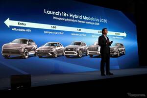 ヒョンデ、ハイブリッド18車種や新型EV投入へ…2030年までに