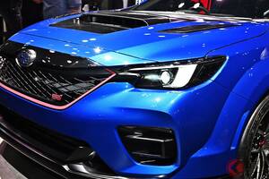 スバル「新“STIスポーツカー”」世界“初”公開！ 「インプレッサWRX再来!?」な6速MT＆「水平対向ターボAWD」搭載！ 市販化期待の「Performance-B STI concept」 大崎社長が語る想いとは