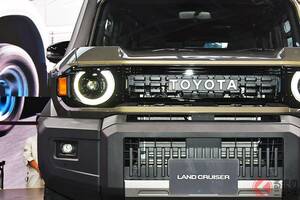 トヨタが新型「小さなランドクルーザー “FJ”」日本初公開！ ちょうどいい“RAV4サイズ”に頑丈「ラダーフレーム×2.7Lエンジン」採用！ お求めやすい「小さなランクル」JMSで披露