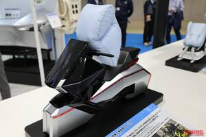 【モビショー】オートバイにエアバッグを搭載する時代がついに来た!? 実車で衝突試験も実施中！