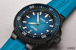 1000ｍの防水性能を備えたガチ仕様！ 洗練されたブルーに身を包むオリスのダイバーズウォッチ最新作がカッコいい…