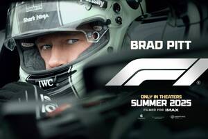 ブラッド・ピット主演映画のタイトルが『F1』に決定。イギリスGP決勝レース直前にティザー映像公開へ