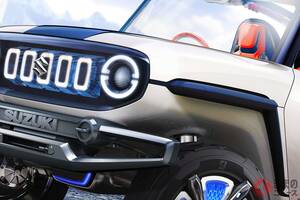 スズキ斬新「“2人乗り”ジムニー」!? めちゃレトロ顔の「丸目二灯SUV」は“悪路走破性”もスゴイ！ 新発想の「スケスケ・ボディ」採用したコンパクト4WD「イーサバイバー」とは！