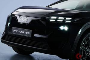 スバル新型「SUV」26年発売へ！ トヨタ「C-HR」の兄弟車!? 全長4.5mの“ちょうどいいサイズ”×パワフルユニット搭載！ 新型「アンチャーテッド」米国仕様どんなモデル？