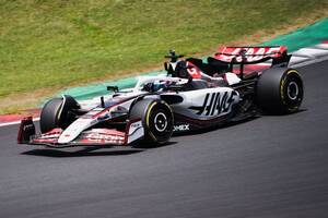 平川亮、ハースTPCで富士コースレコード更新ならず……でもF1マシンの限界ではない「もっと涼しい時間帯だったりすれば、あのタイムは出る」