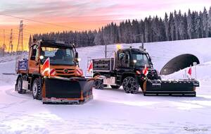 「冬のスペシャリスト」ウニモグ除雪車、中型シリーズ「U327」に登場