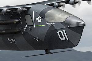 異端「海上スレスレを爆速飛行するブッ飛び軍用機」出現か!? 変な飛び方なぜ？＆どう使う？ 翼はグネグネ