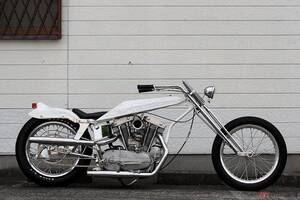 え、これがホンダの「スーパーカブ」だって!? ドラッグレーサーにインスパイアを受けたカスタムスタイル「ディガー」へ転身を遂げた一台が凄かった!!