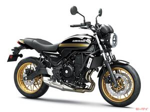 カワサキのレトロスポーツ「Z650RS」が色変更！1,078,000円で、黒／金か黒／緑からの選択になった！ 　　