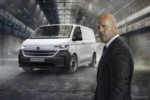 ジェイソン・ステイサムが『トランスポーター』つながりで魅力をアピール!? VWが新型カーゴバンをメキシコで発表