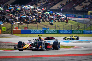 レッドブル育成リンドブラッドが2勝目。宮田莉朋は今季2度目の入賞果たす／FIA F2第6戦レース2