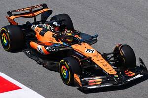 F1スペインGP予選速報｜マクラーレン盤石の1-2も、覚醒したピアストリがノリスに0.2秒差。レッドブル角田裕毅はまさかの最下位