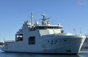 史上初の来日！ カナダの最新「巨大哨戒艦」が来日した理由とは？ 同志国としての存在感「すでに一仕事してきましたよ」