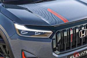 約265万円！ ホンダ新「カクカクSUV」発表！ 全長4.3m級の「ちょうどいいボディ」採用！ 6速MTもある「本格風仕様」エレベートADV印国に登場