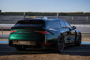 M・AMG・RSに挑戦状!?　韓国ヒョンデの高級車ブランド「ジェネシス」から登場のバカッ速ワゴンがヤバい