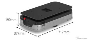 100kg可搬の小型搬送ロボット「カチャカEvo」、プリファードロボティクスが実機展示へ…2025国際ロボット展